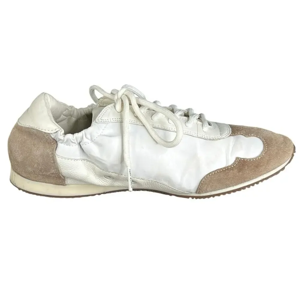 Tory Burch Women’s Annie Runner White Sneaker Size US 8
